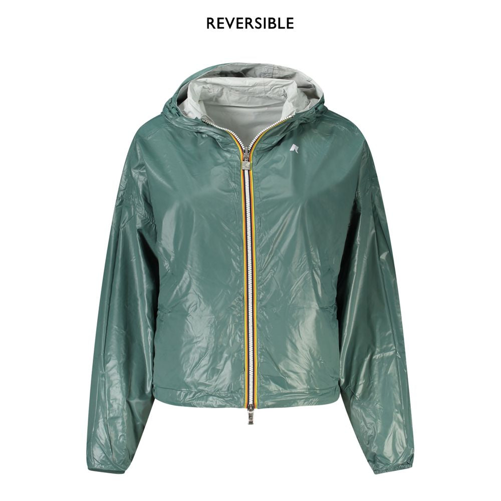K-WAY Graue Nylon Frauen Jacke