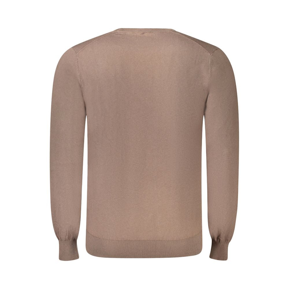 Guess Jeans Brauner Baumwollpullover für Männer