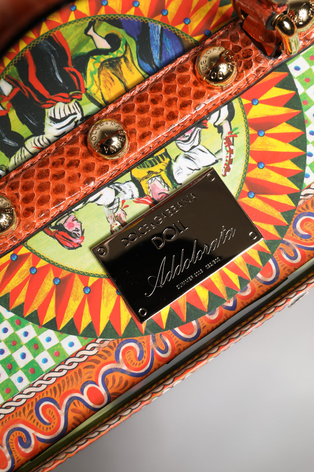 Dolce & Gabbana Schwarzes Kleid Keramik Porzellan Mode Leder Sizilien Puppen