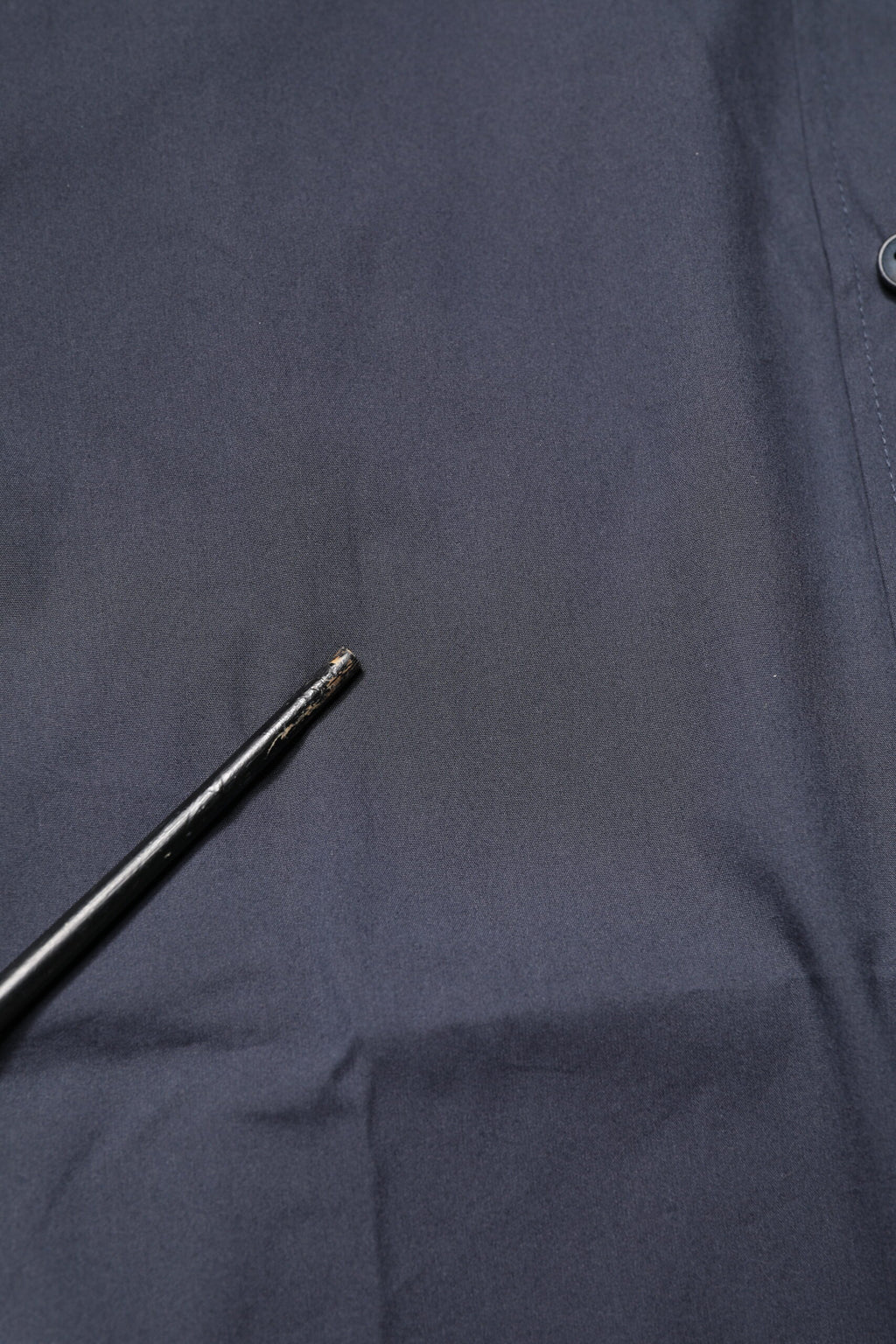 Dolce & Gabbana Dunkelblaues GOLD-Baumwollkleid Formales Hemd