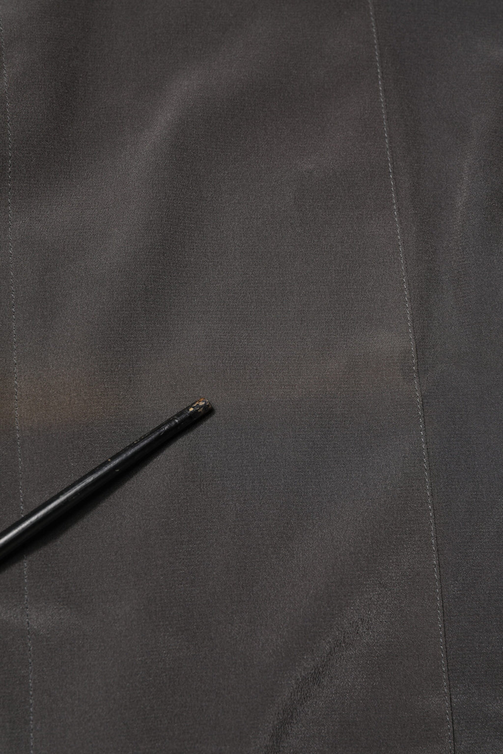 Dolce & Gabbana Dunkelgraues Seidenkleid GOLD Formelles Hemd