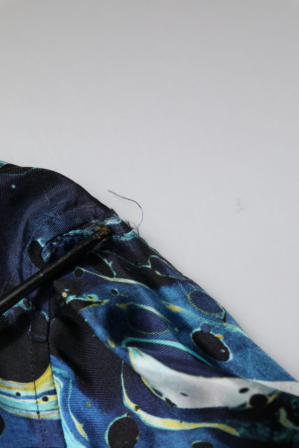 Dolce & Gabbana Mehrfarbig marmoriertes MARTINI Hemd