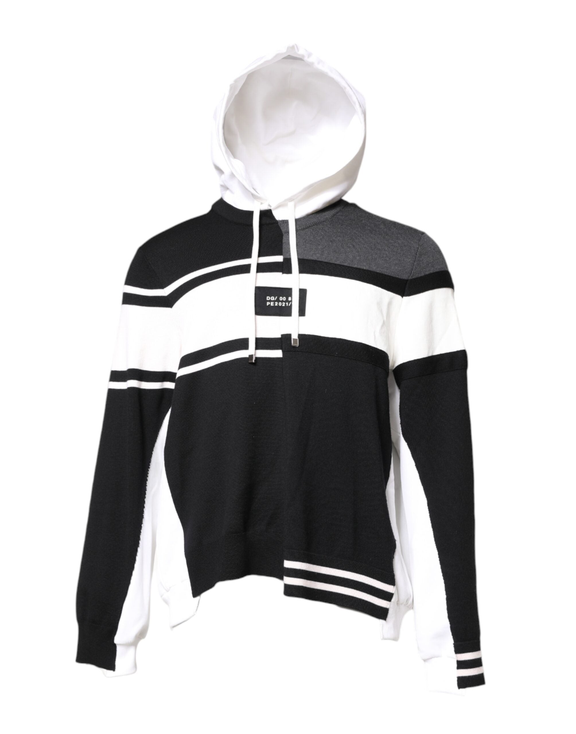 Dolce & Gabbana Multicolor Logo Pullover mit Kapuze