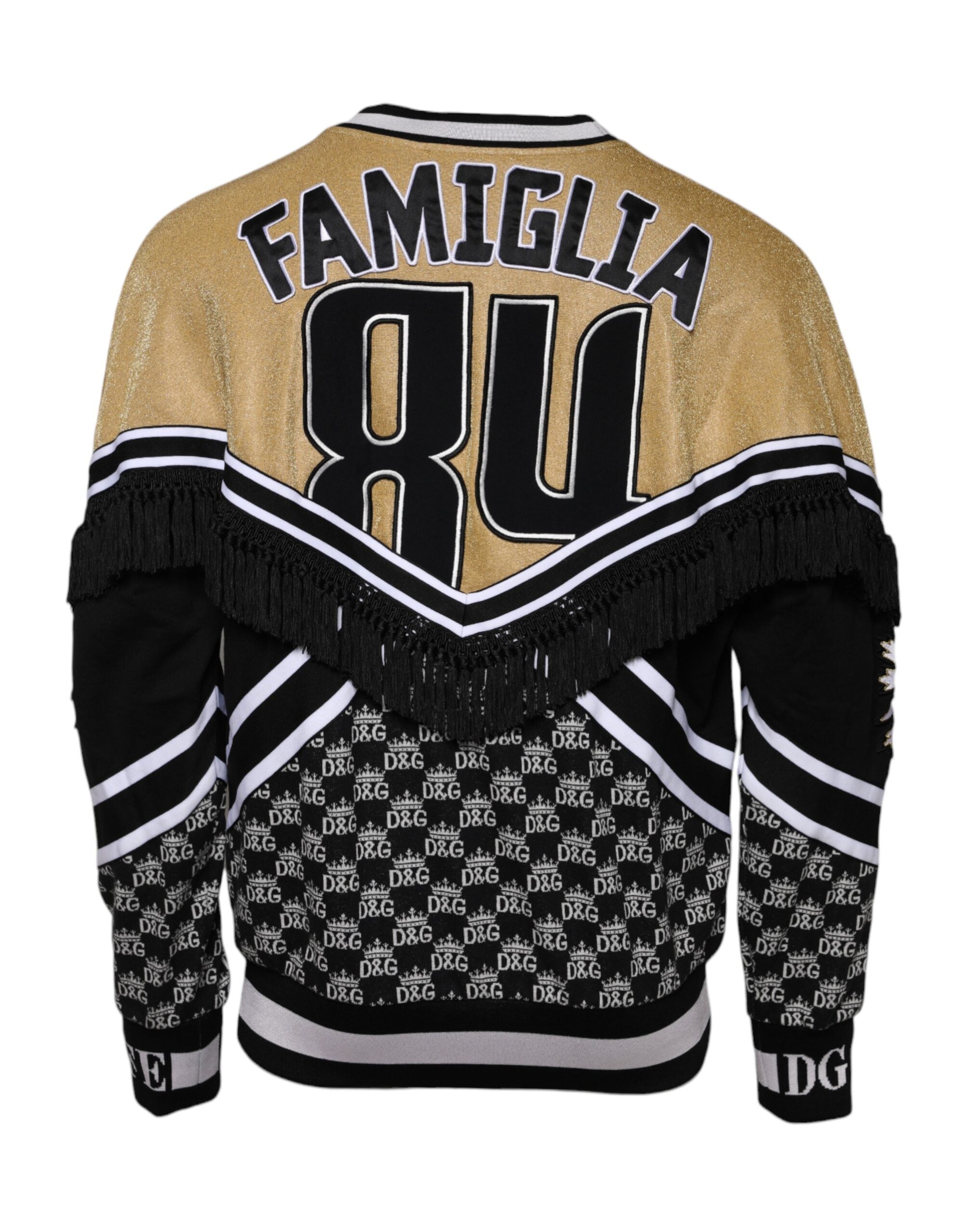 Dolce & Gabbana Multicolor Baumwolle Rundhals Pullover