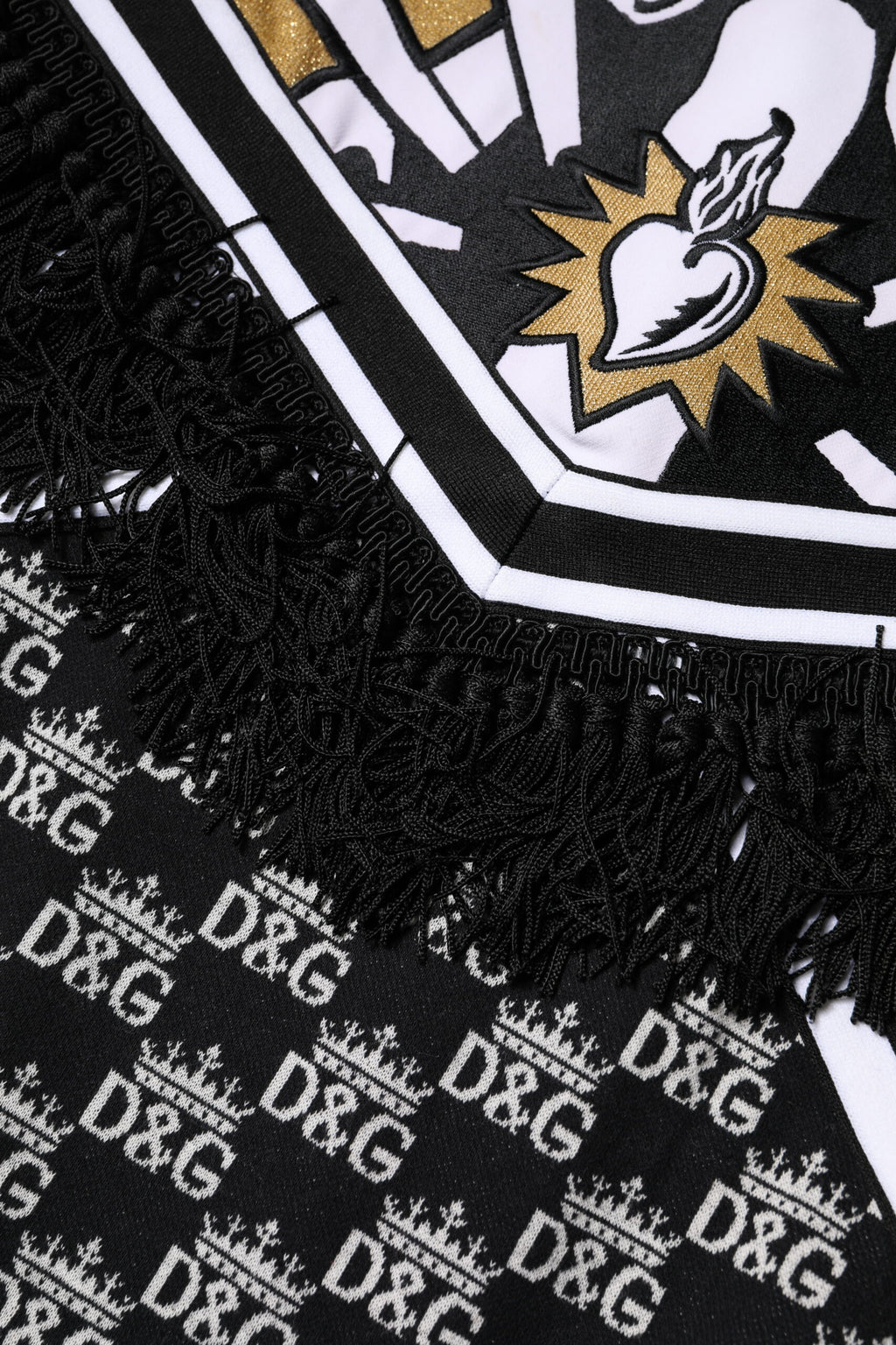 Dolce & Gabbana Multicolor Baumwolle Rundhals Pullover