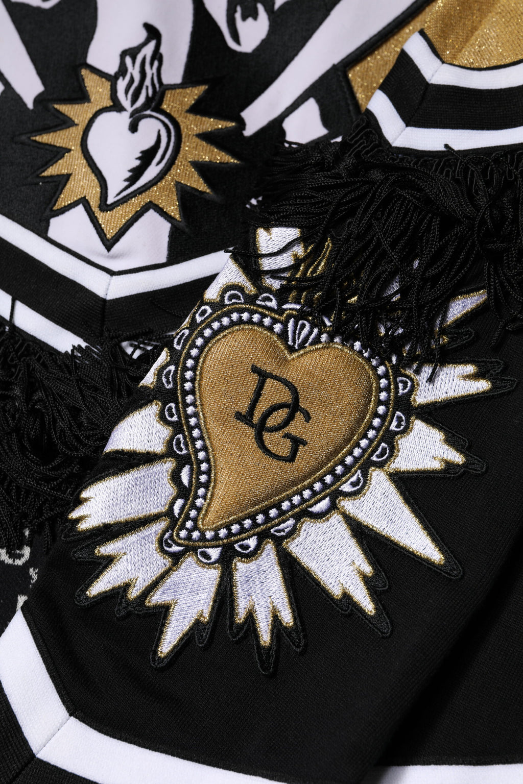 Dolce & Gabbana Multicolor Baumwolle Rundhals Pullover