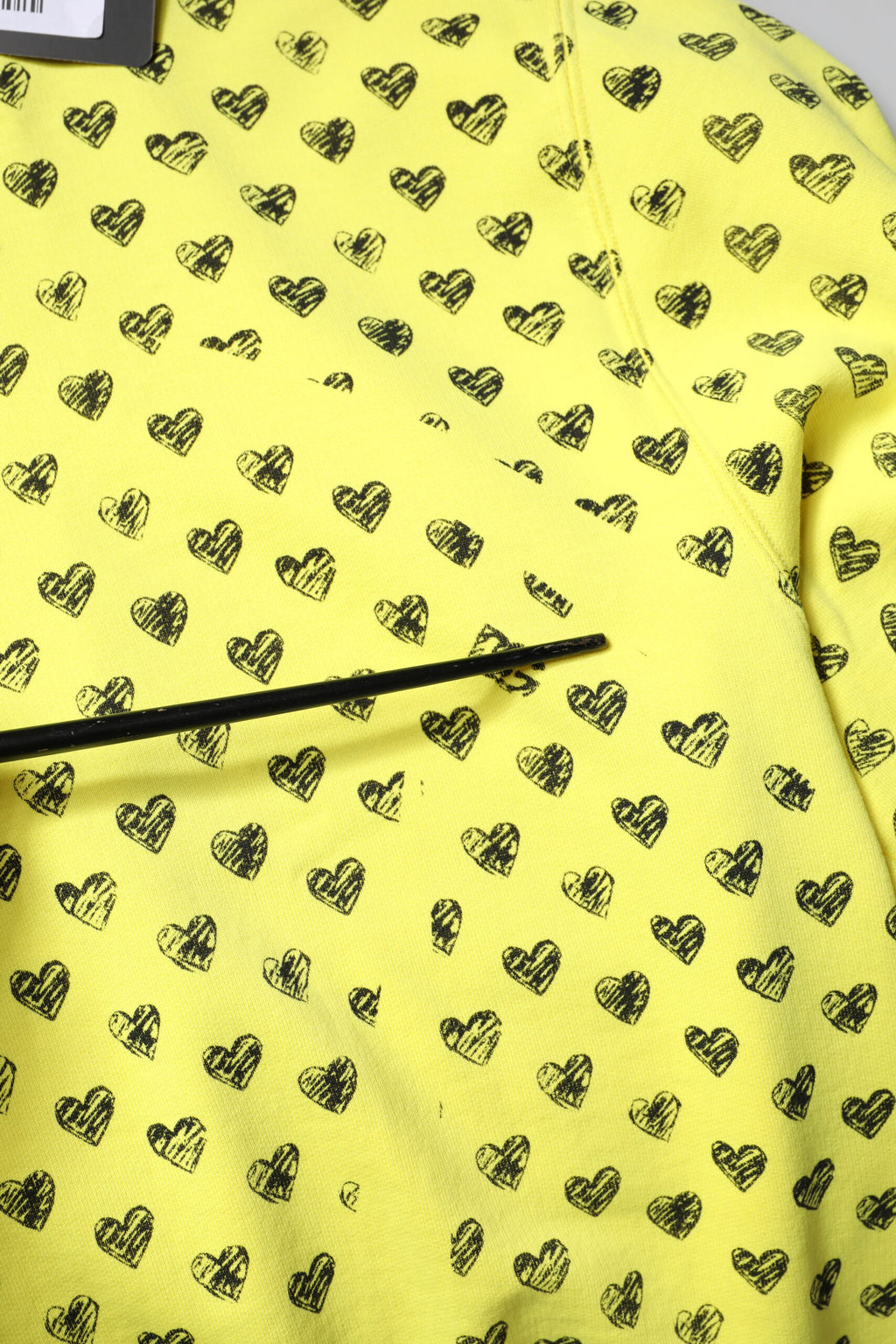 Dolce & Gabbana Gelbes Herz Rundhalsausschnitt Männer Pullover Pullover