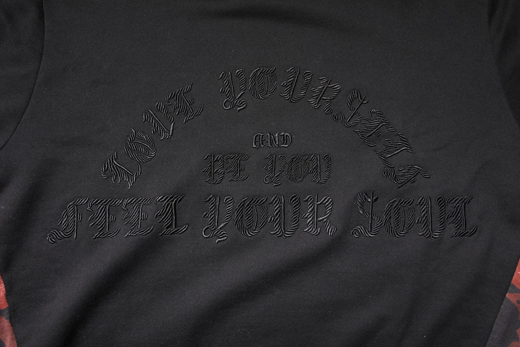 Dolce & Gabbana Schwarzer bestickter Pullover mit Rundhalsausschnitt