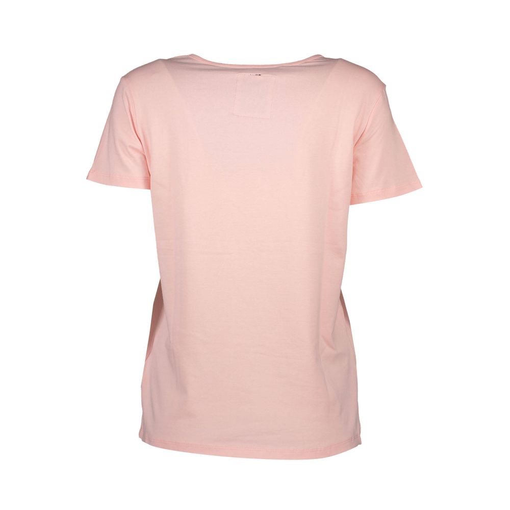 Silvian Heach Rosa Baumwoll-T-Shirt für Damen