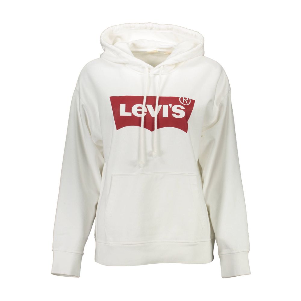 Levi's Weißes Unisex-Sweatshirt aus Baumwolle