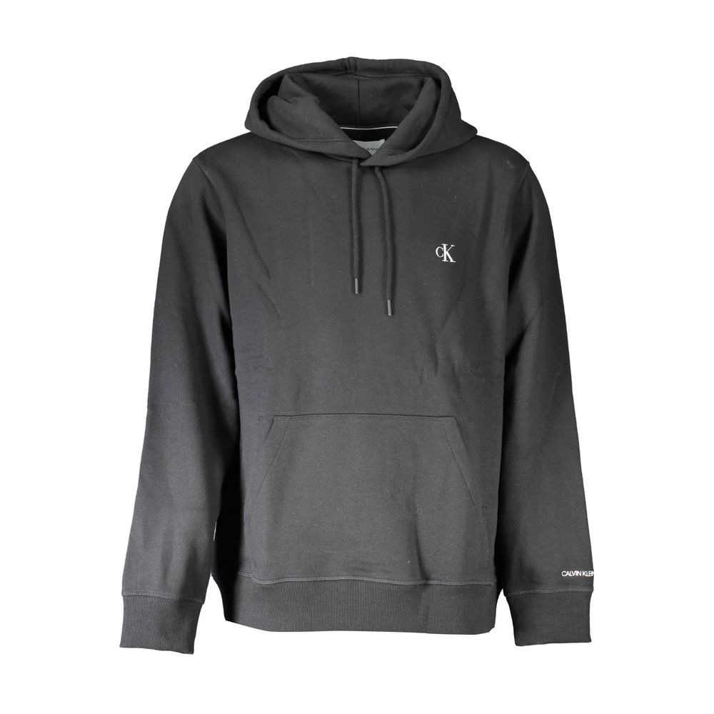 Calvin Klein Schwarzes Baumwoll-Unisex-Sweatshirt