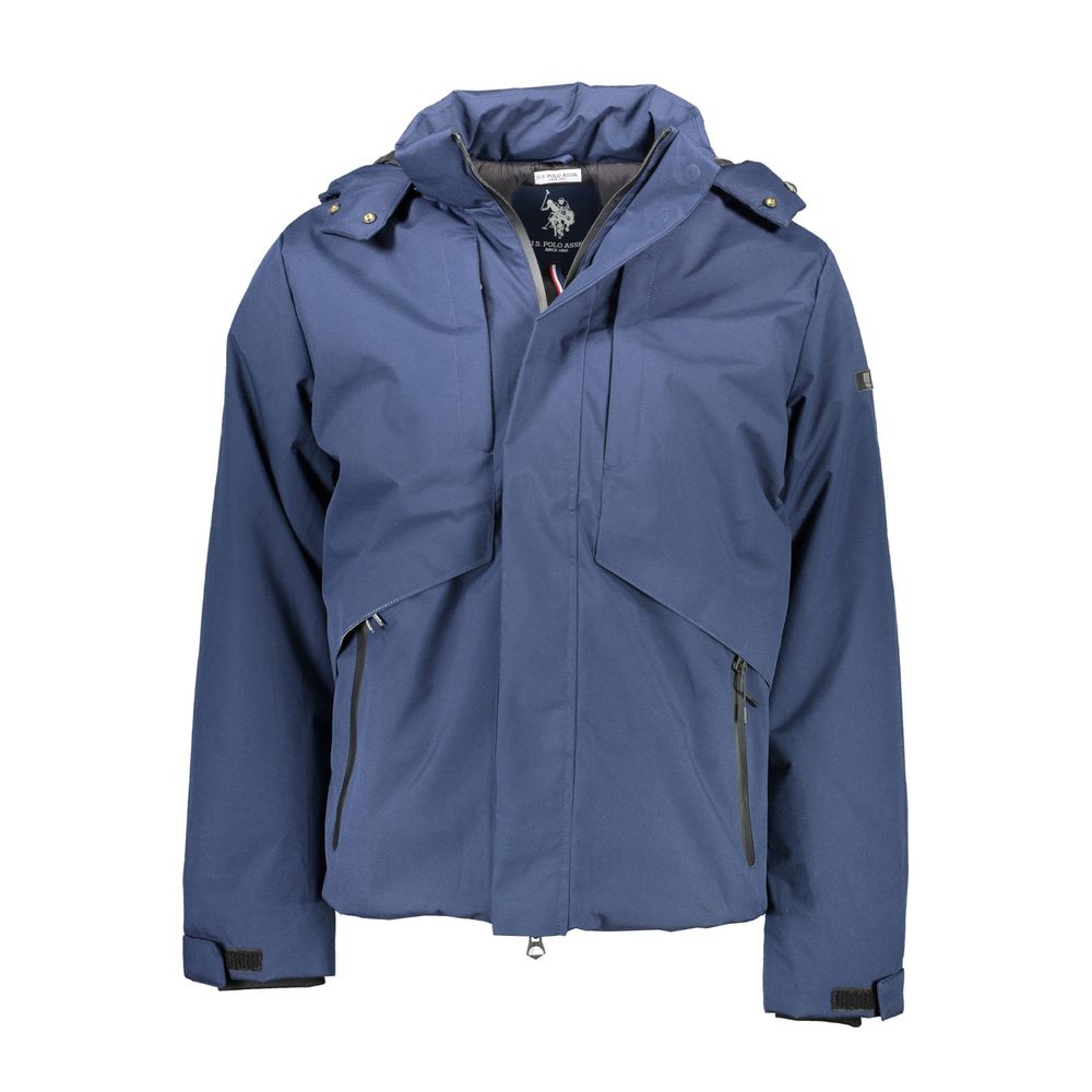 U.S. POLO ASSN. Blaue Polyester Herren Jacke