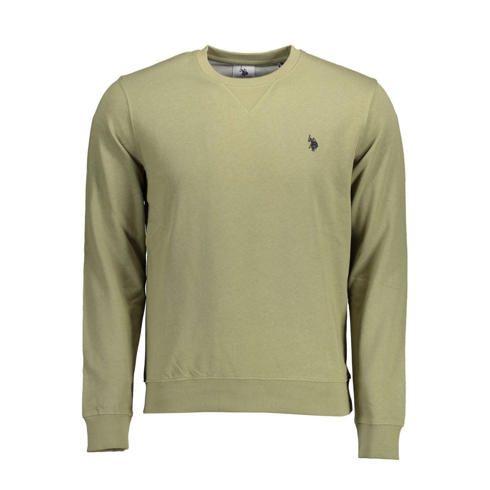 U.S. POLO ASSN. Grüner Baumwollpullover für Männer