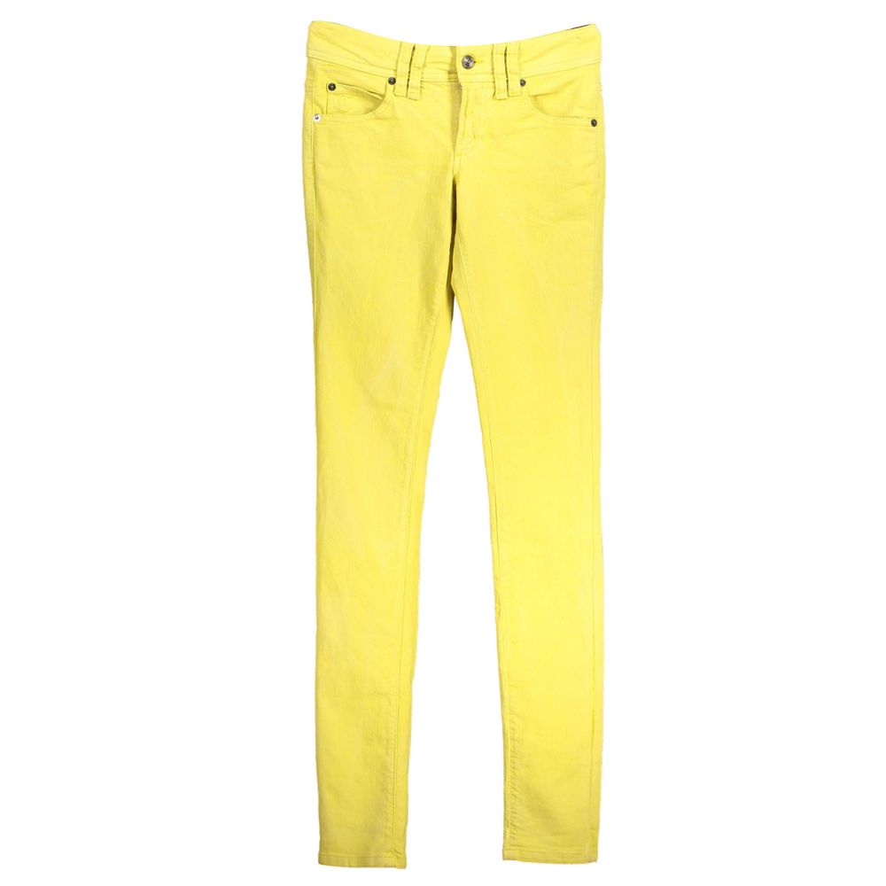 John Galliano Gelbe Baumwolljeans &amp