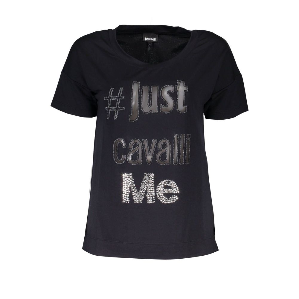 Just Cavalli Schwarze Polyester-Oberteile &amp