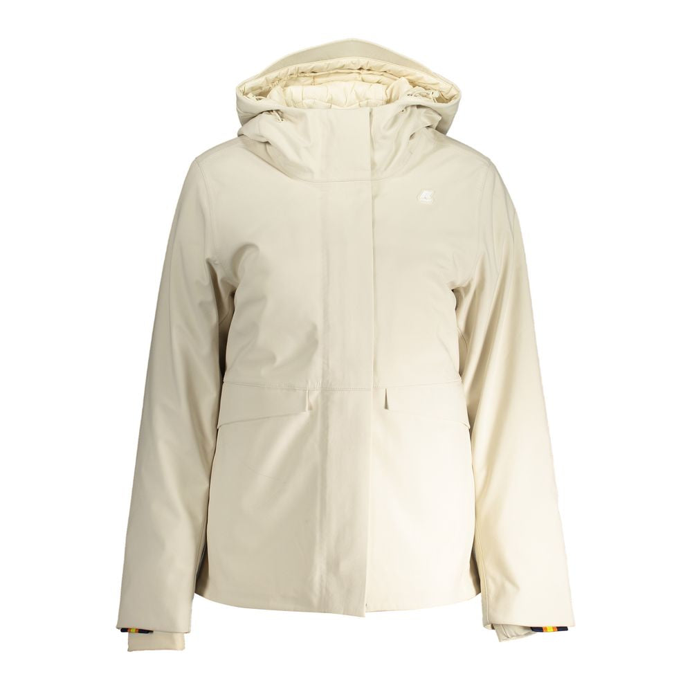 K-WAY Beige Polyester Jacken & Mantel