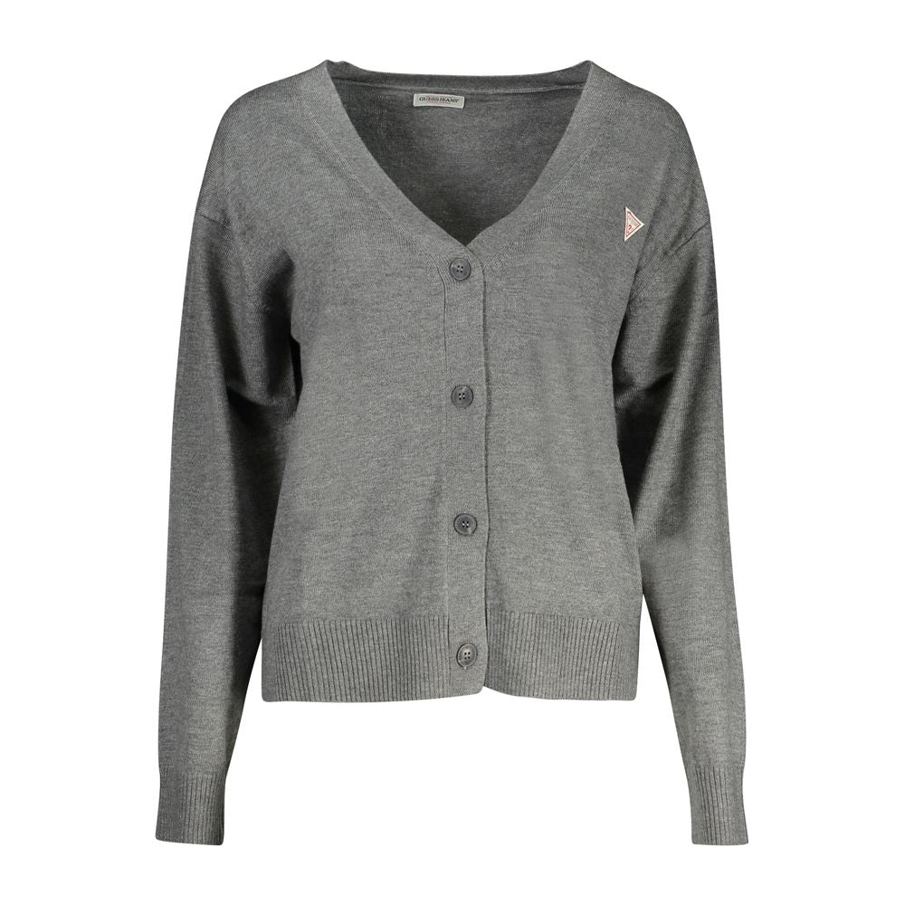 Guess Jeans Grauer Polyester-Pullover