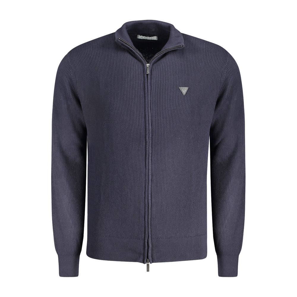 Guess Jeans Blauer Baumwollpullover für Männer