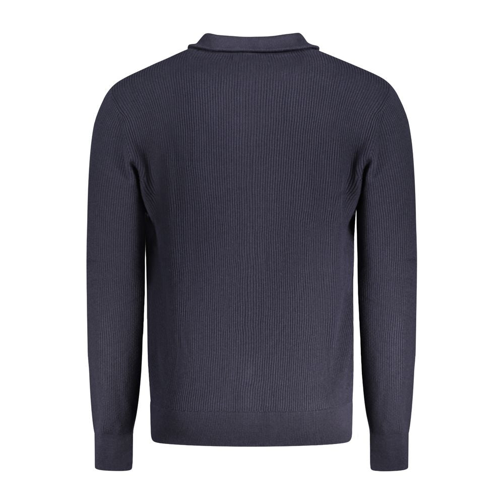 Guess Jeans Blauer Baumwollpullover für Männer