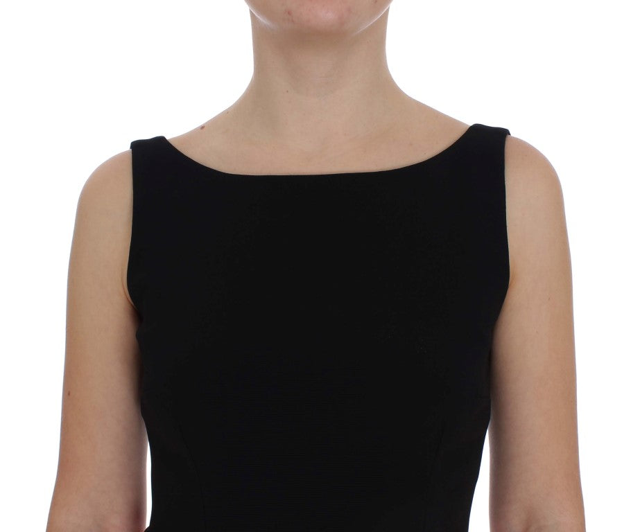 Dolce & Gabbana Rosa geblümtes langes Maxikleid mit Etui