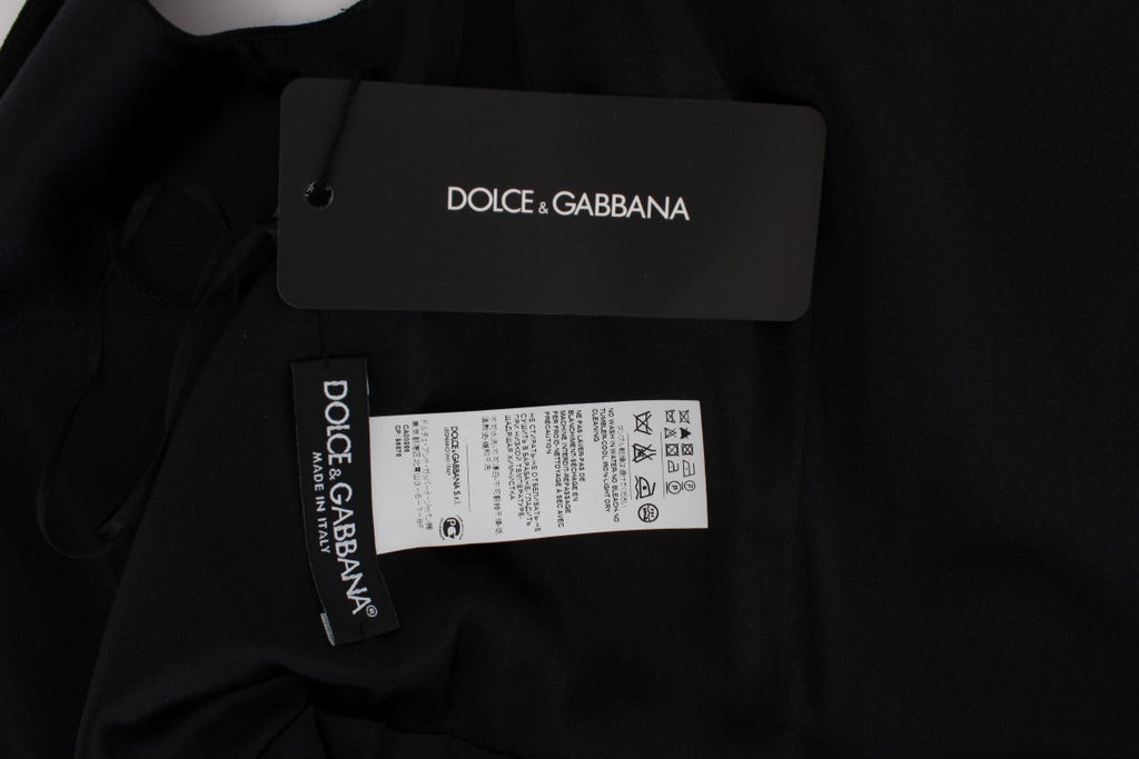 Dolce & Gabbana Rosa geblümtes langes Maxikleid mit Etui