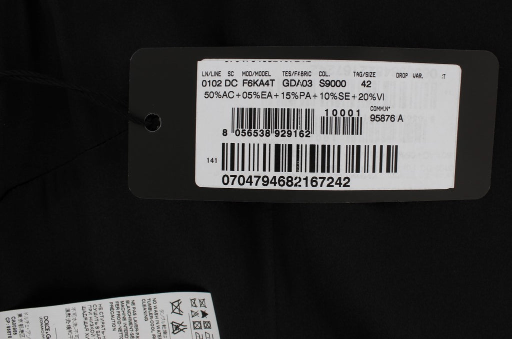 Dolce & Gabbana Rosa geblümtes langes Maxikleid mit Etui