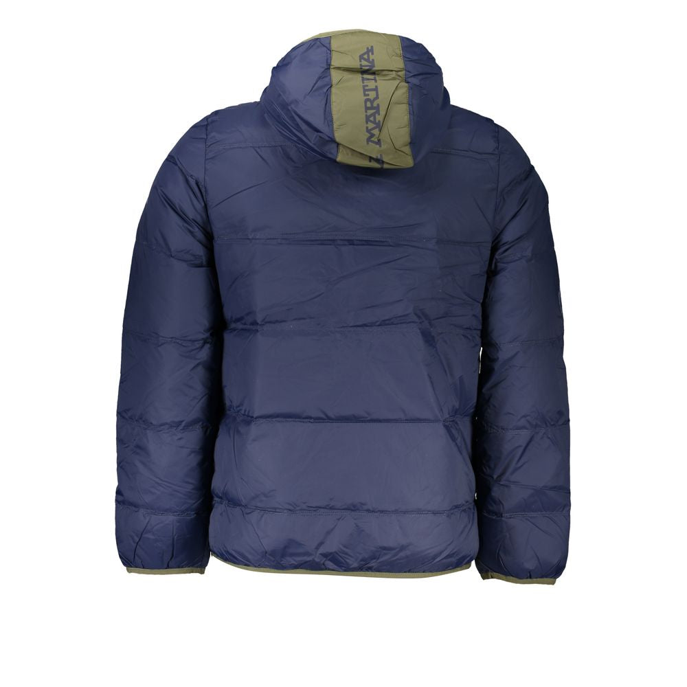 La Martina Blaue Polyamid Herren Jacke