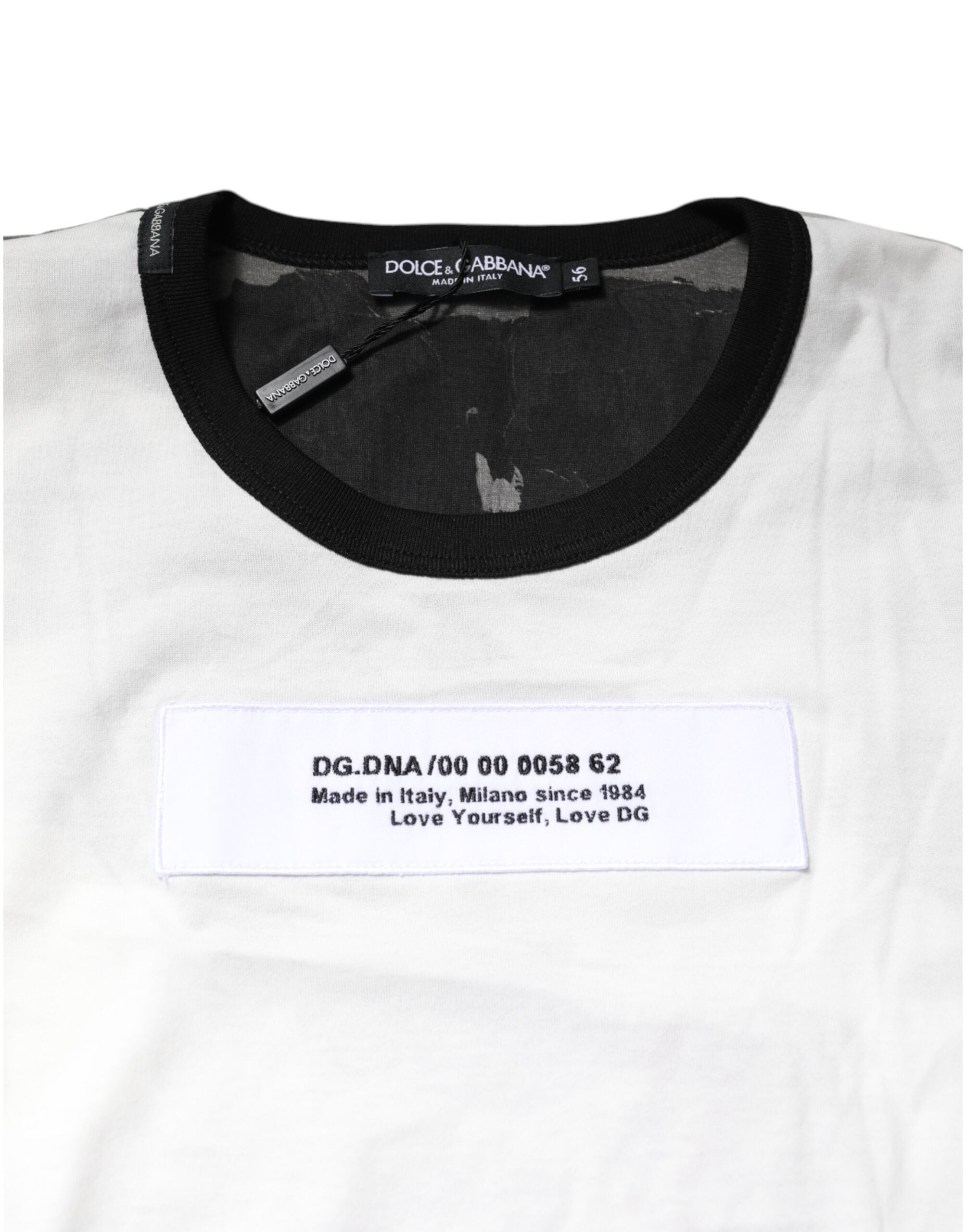 Dolce & Gabbana Multicolor Camouflage T-Shirt mit Rundhalsausschnitt