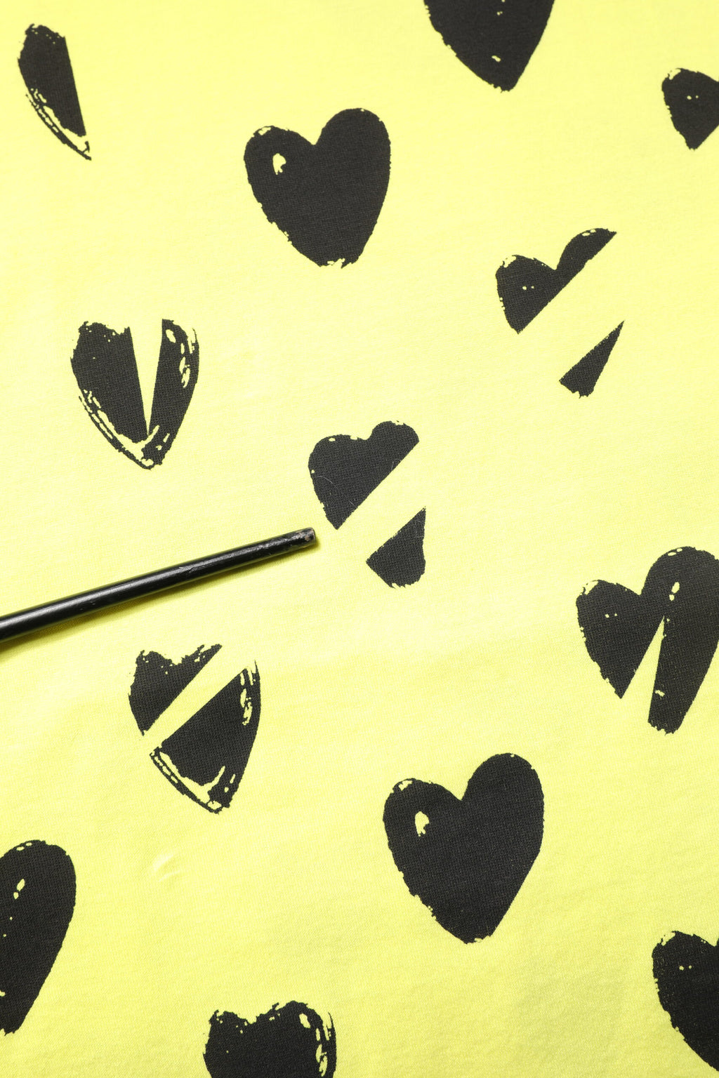 Dolce & Gabbana Gelbes Baumwoll-T-Shirt ohne Ärmel DG Heart