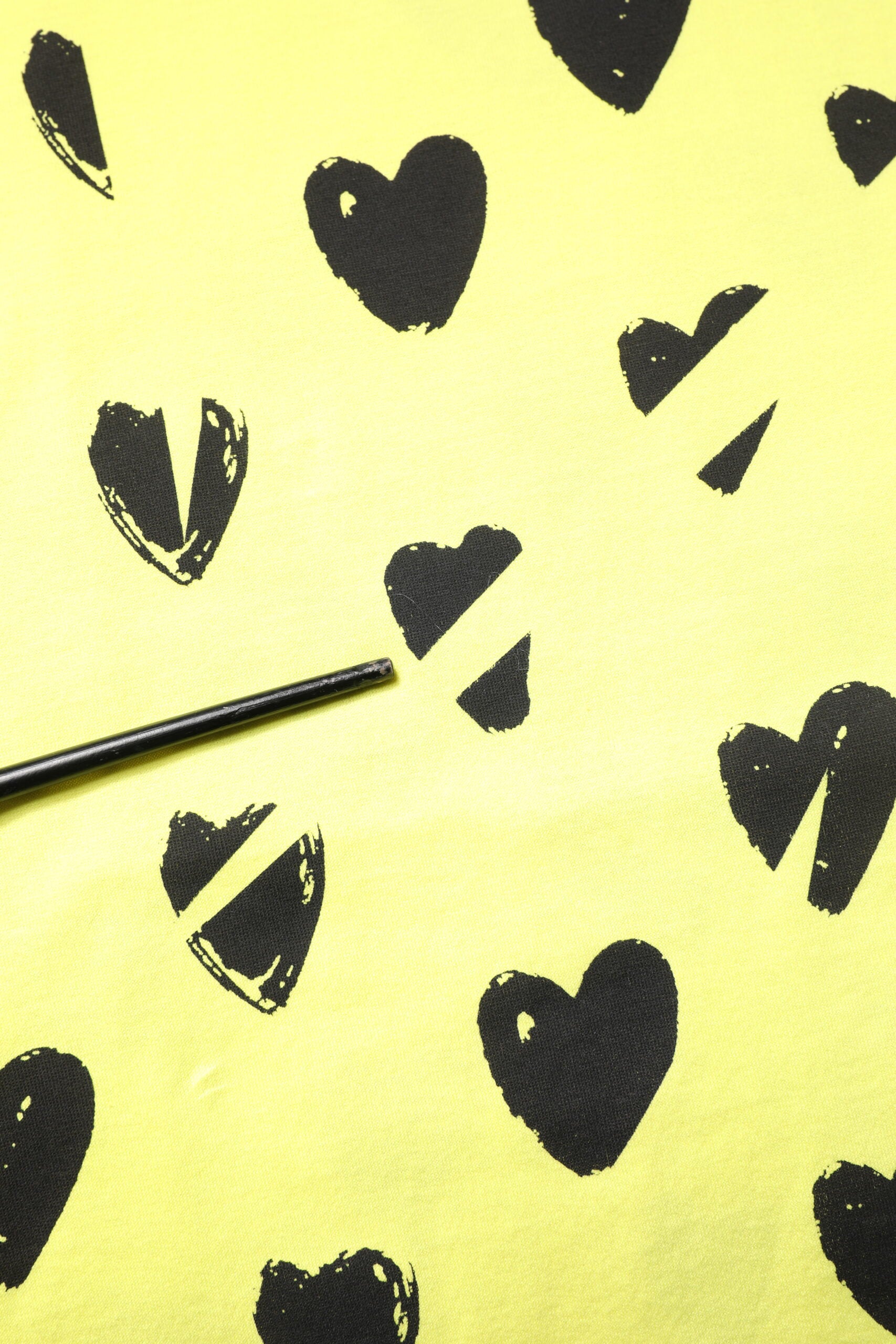 Dolce & Gabbana Gelbes Baumwoll-T-Shirt ohne Ärmel DG Heart