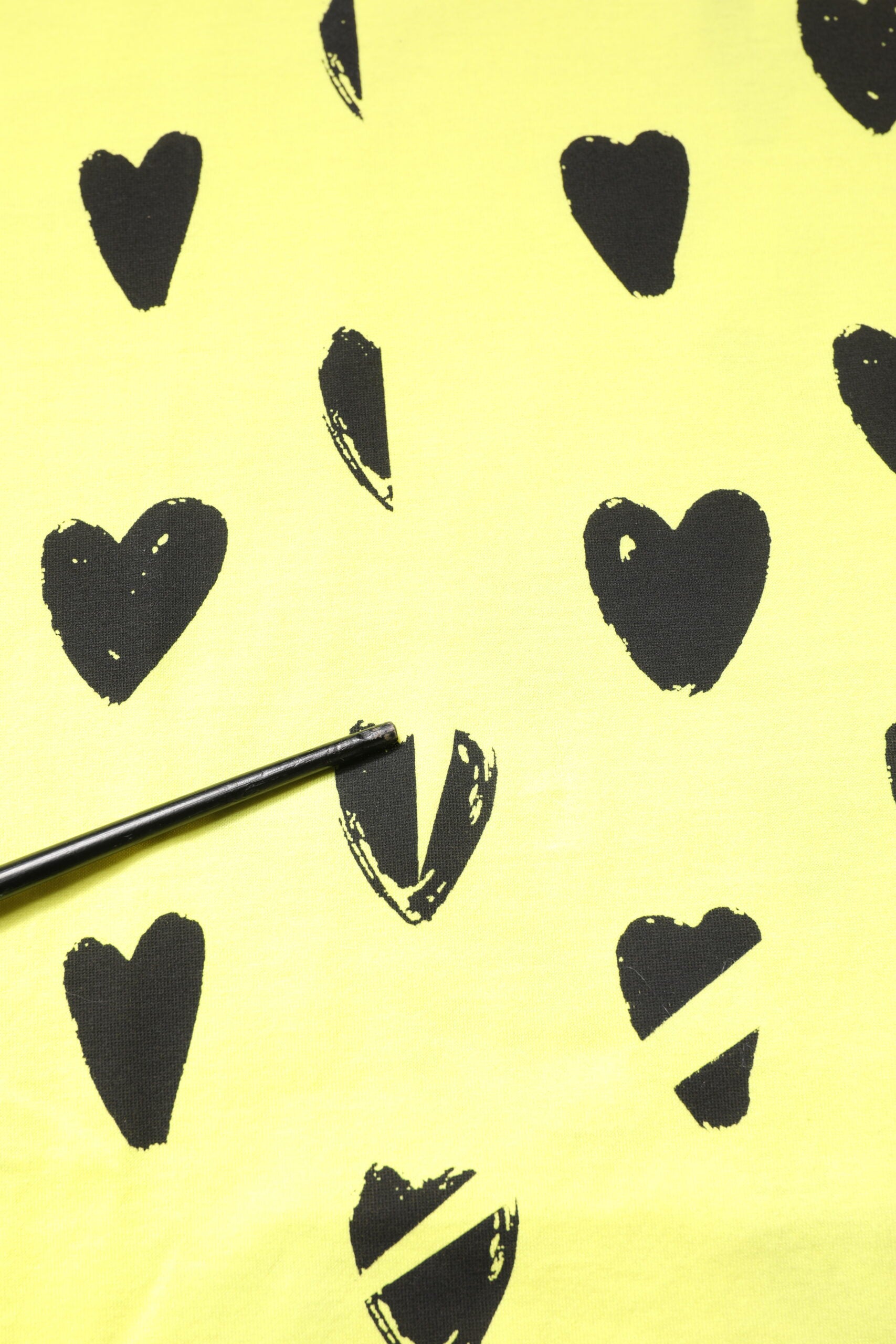 Dolce & Gabbana Gelbes Baumwoll-T-Shirt ohne Ärmel DG Heart