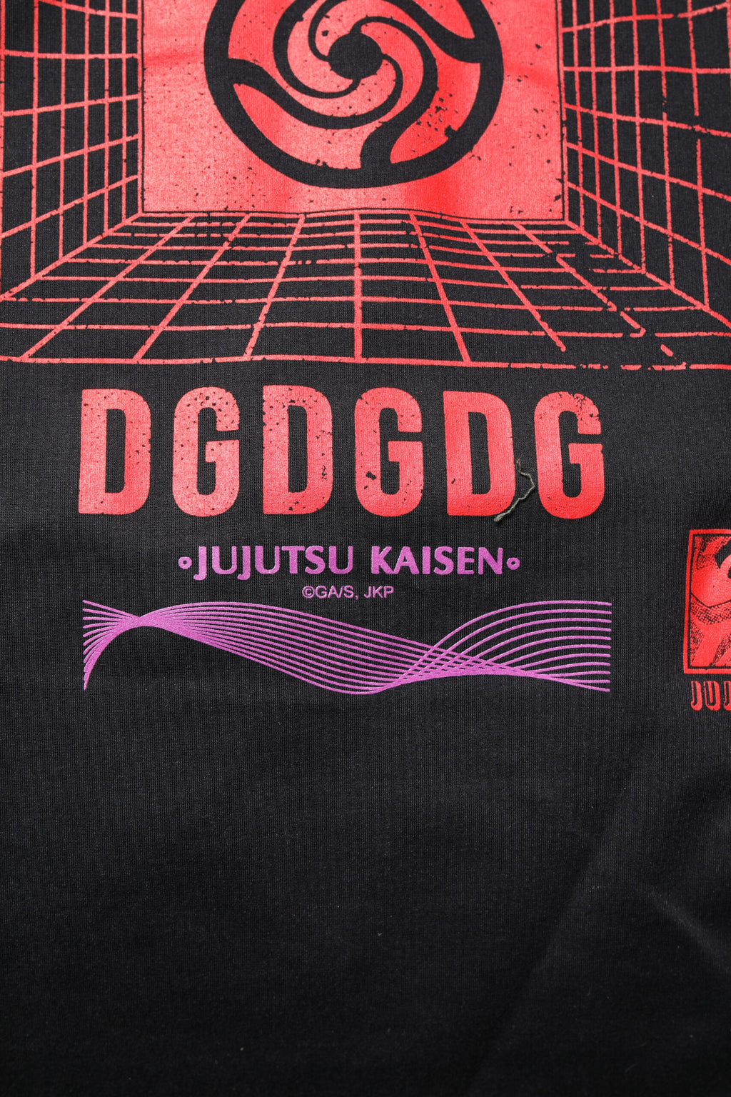 Dolce & Gabbana Schwarzes T-Shirt mit Rundhalsausschnitt und Grafikdruck aus Baumwolle