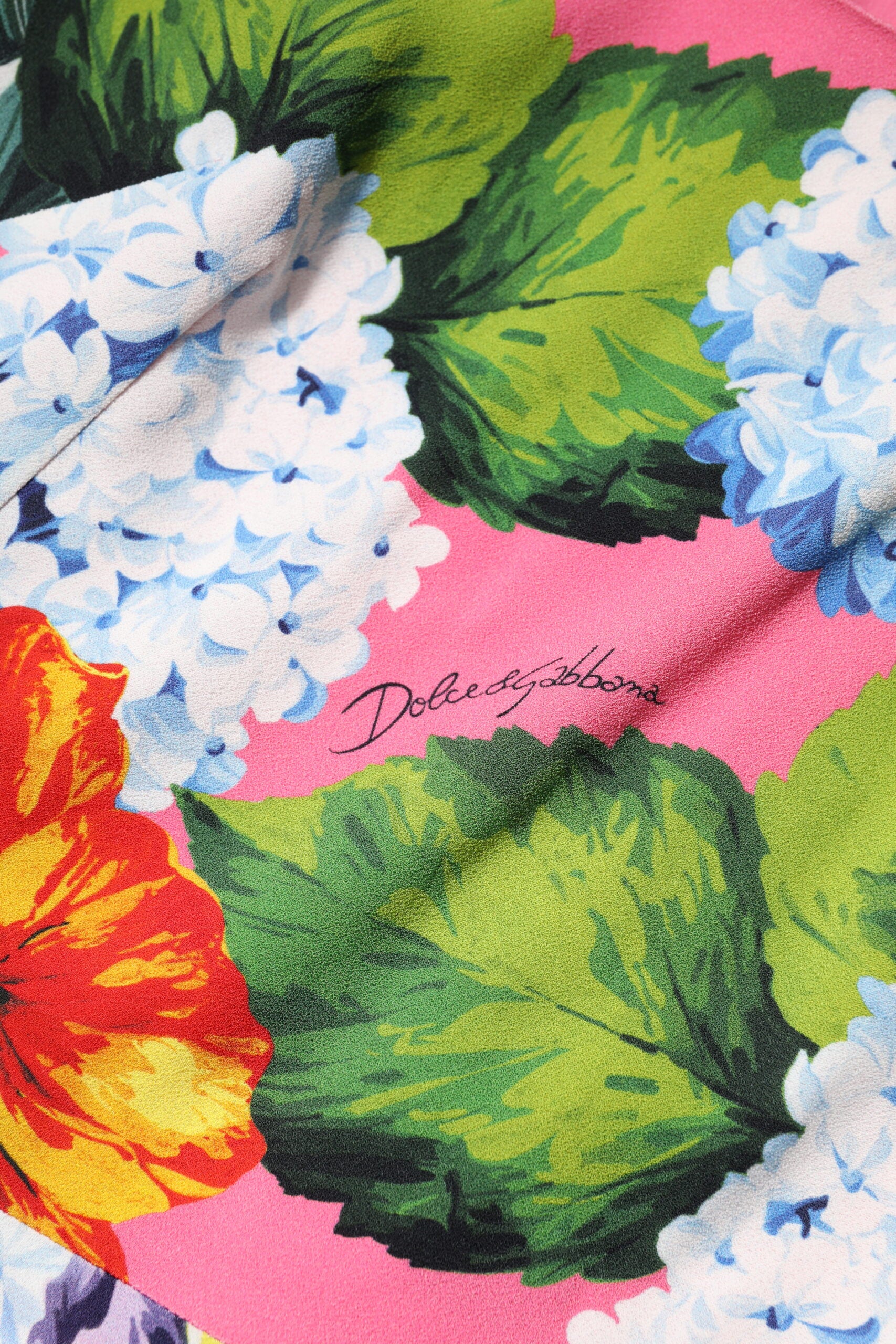 Dolce & Gabbana Multicolor Floral Ärmelloses Etuikleid