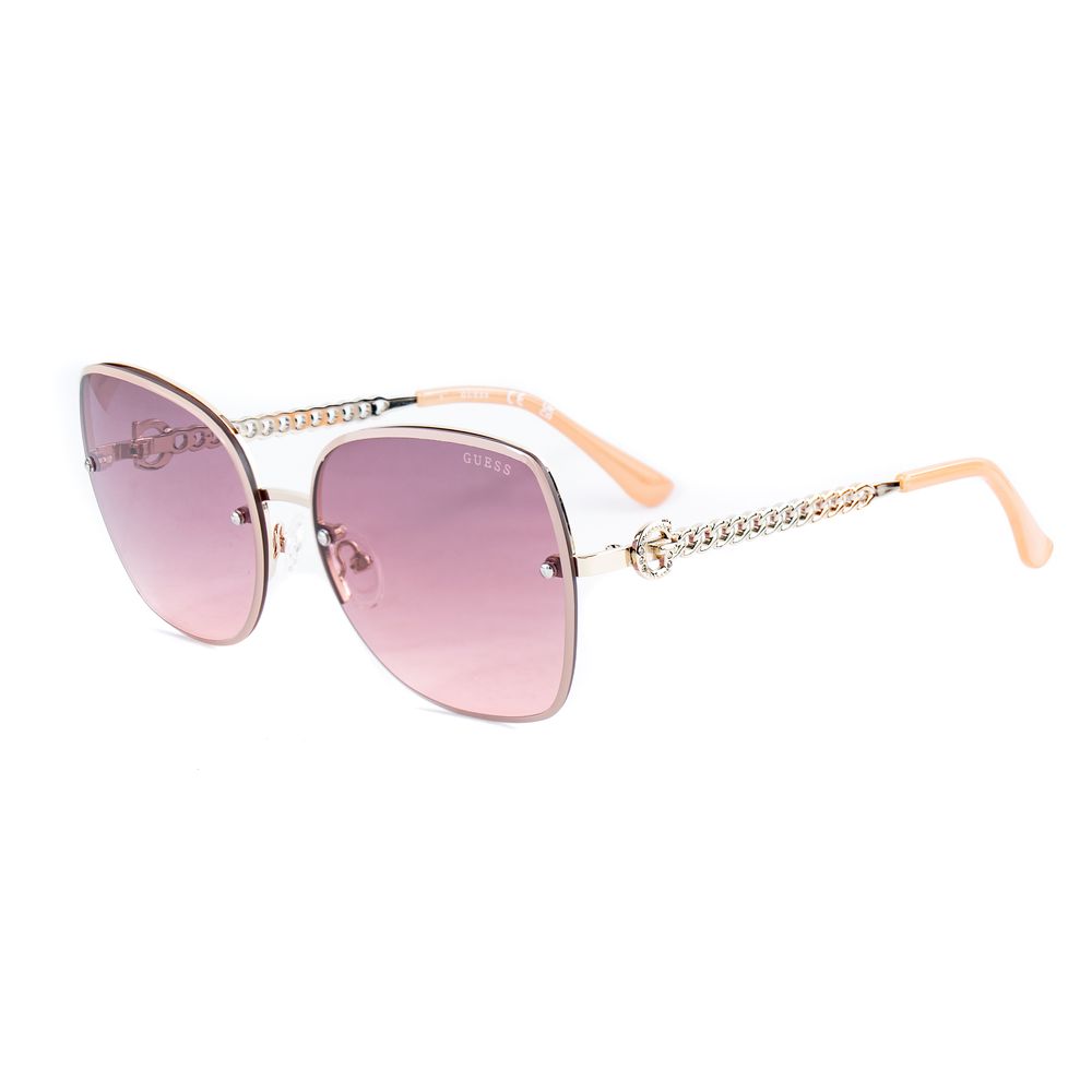 Guess Goldene Metall-Sonnenbrille