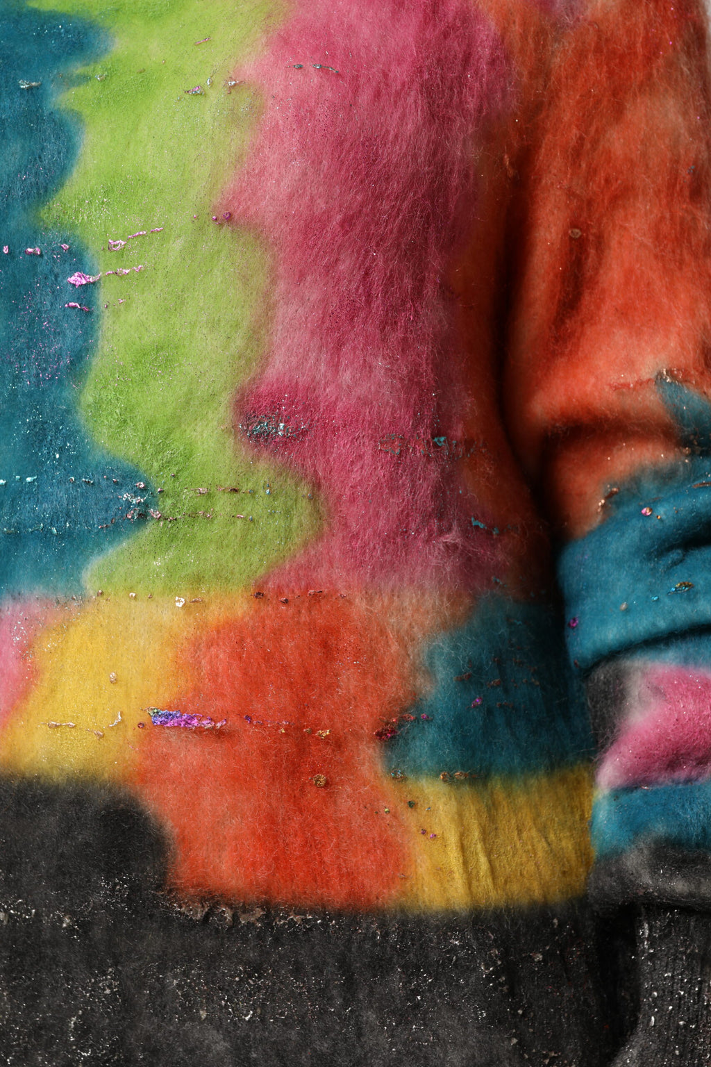 Dolce & Gabbana Multicolor Mohair Rollkragenpullover Pullover
