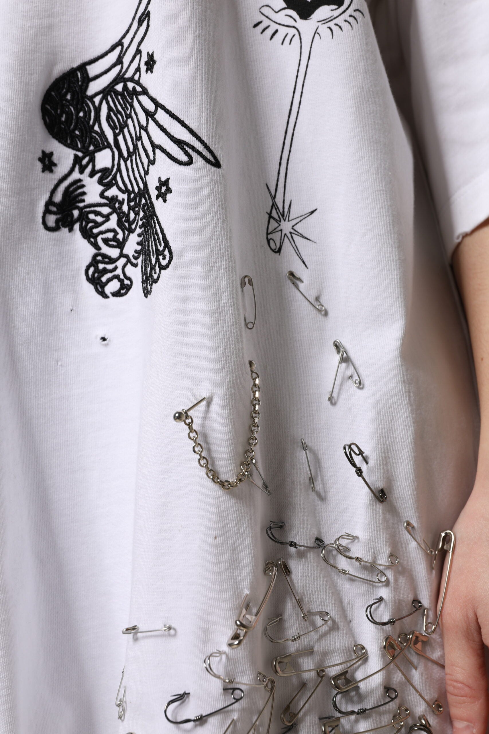 Dolce & Gabbana Bedrucktes T-Shirt aus weißer Baumwolle DG BLESSED