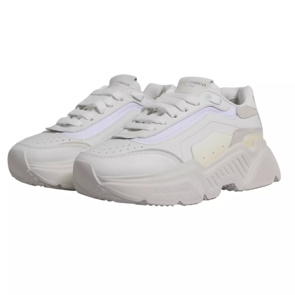 Dolce & Gabbana Weiß Daymaster Low Top Herren Turnschuhe Schuhe