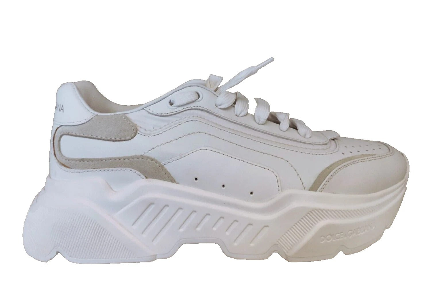 Dolce & Gabbana Weiß Daymaster Low Top Herren Turnschuhe Schuhe
