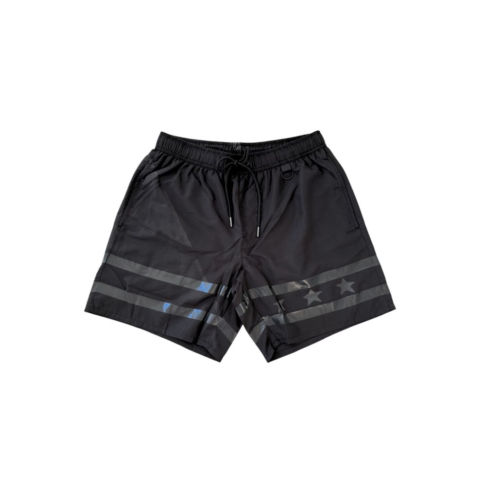 Iceberg Schwarze Polyester Herren-Badeshorts