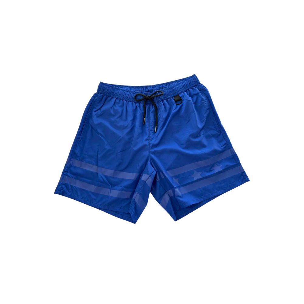 Iceberg Blaue Polyester Herren Badeshorts