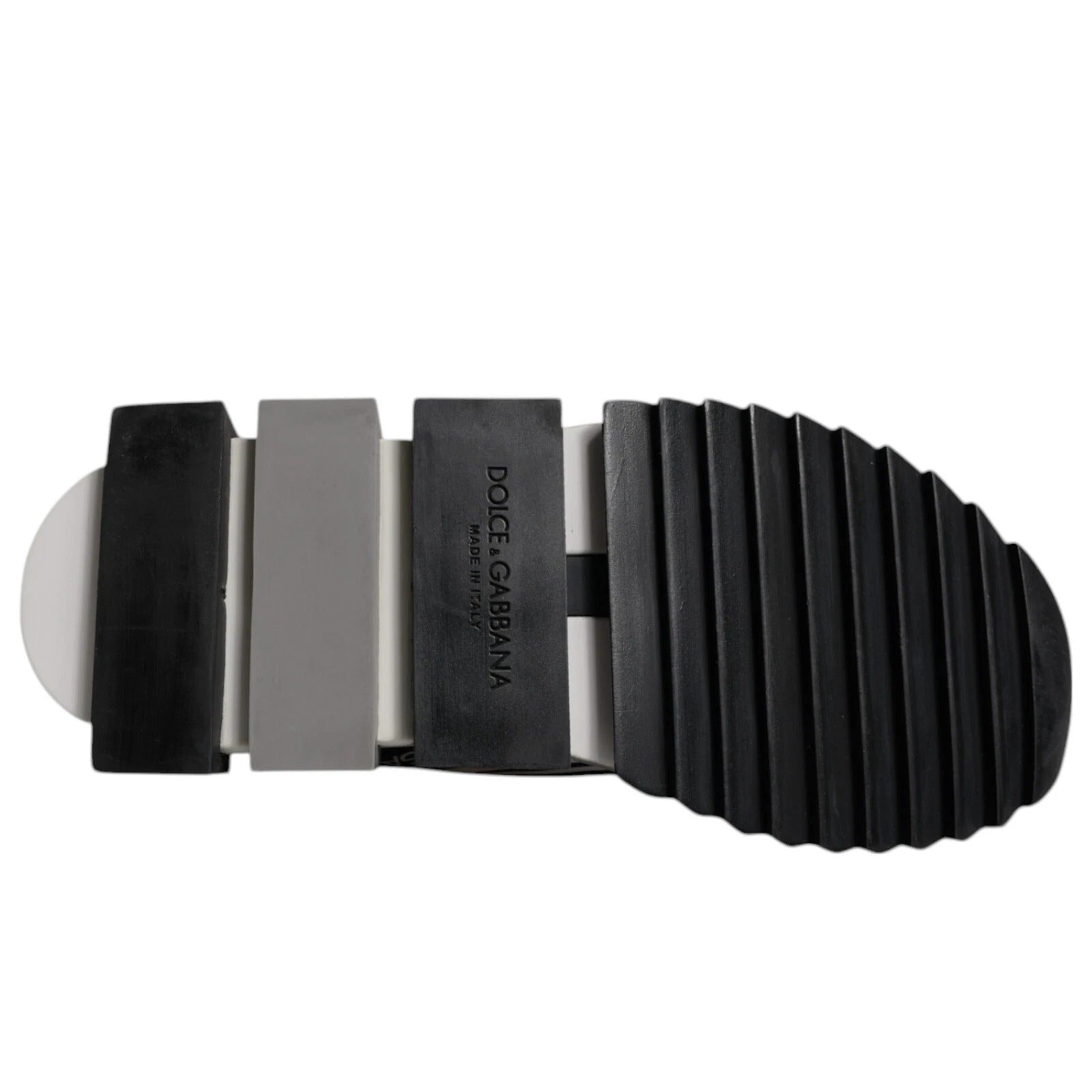 Dolce & Gabbana Weiß Schwarz Slip On Sorrento Sneakers Schuhe