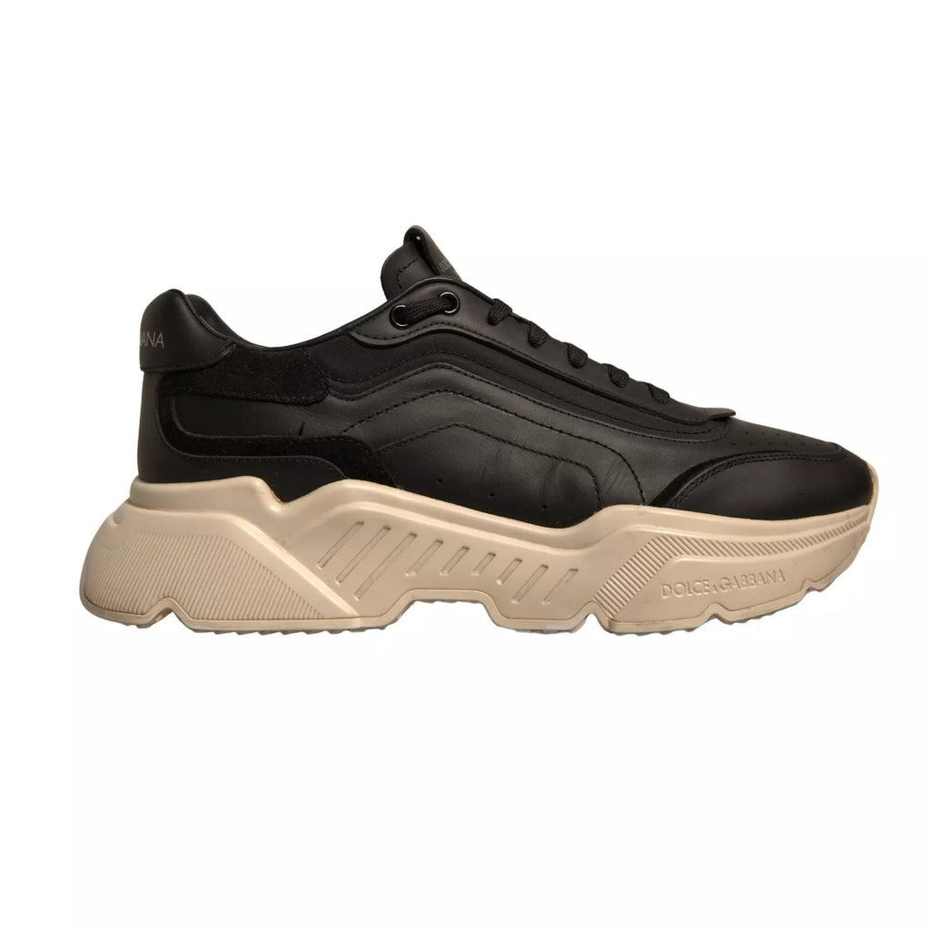 Dolce & Gabbana Schwarz Weiß Daymaster Low Top Turnschuhe Schuhe
