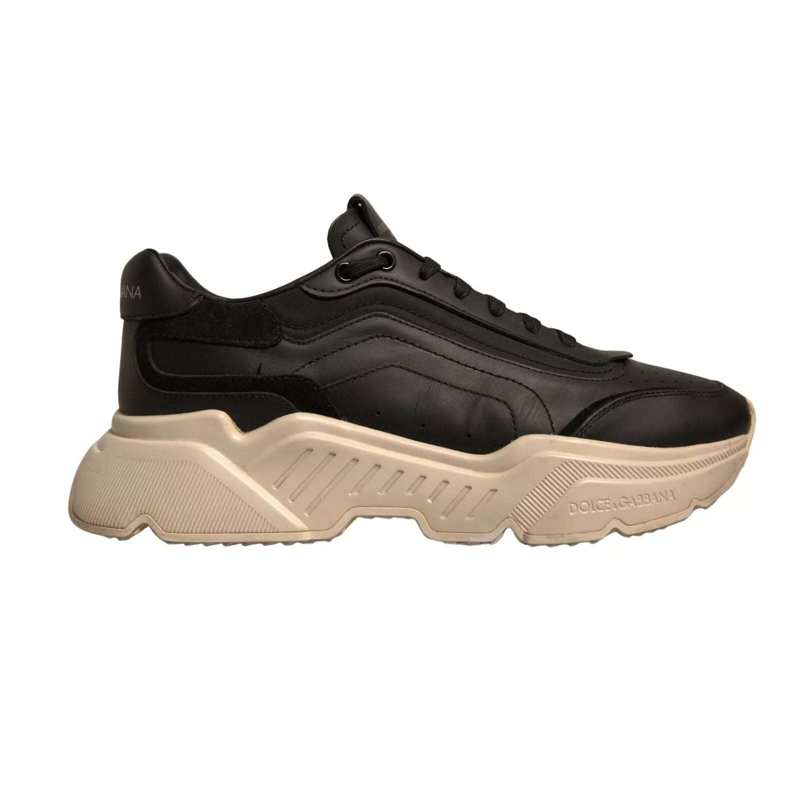 Dolce & Gabbana Schwarz Weiß Daymaster Low Top Turnschuhe Schuhe