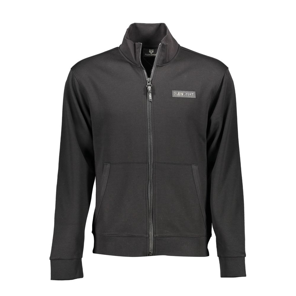 Plein Sport Schwarzer Baumwollpullover