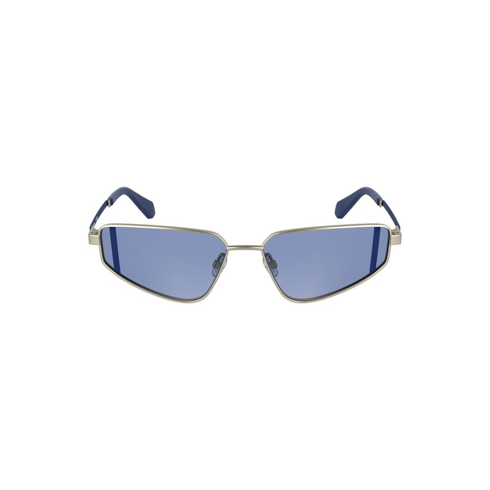 Calvin Klein Graue Metall-Sonnenbrille für Frauen