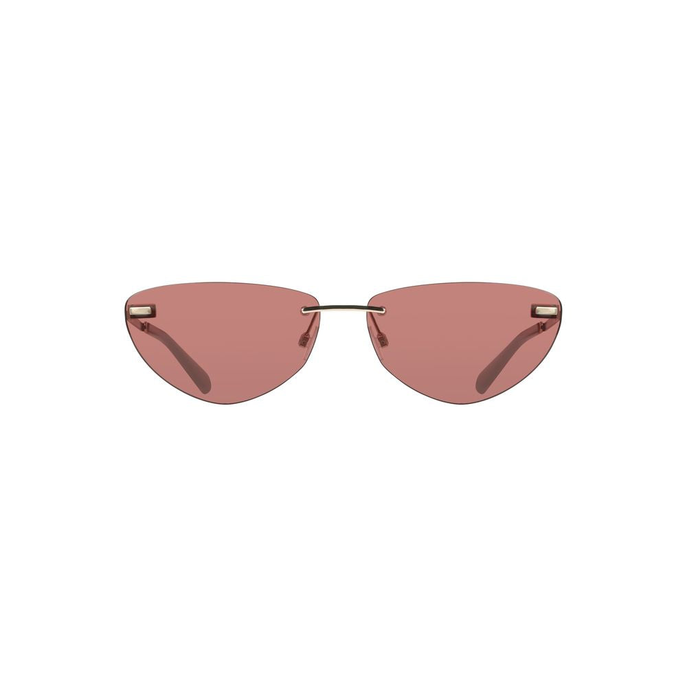 Calvin Klein Rosa Metall Damen Sonnenbrille