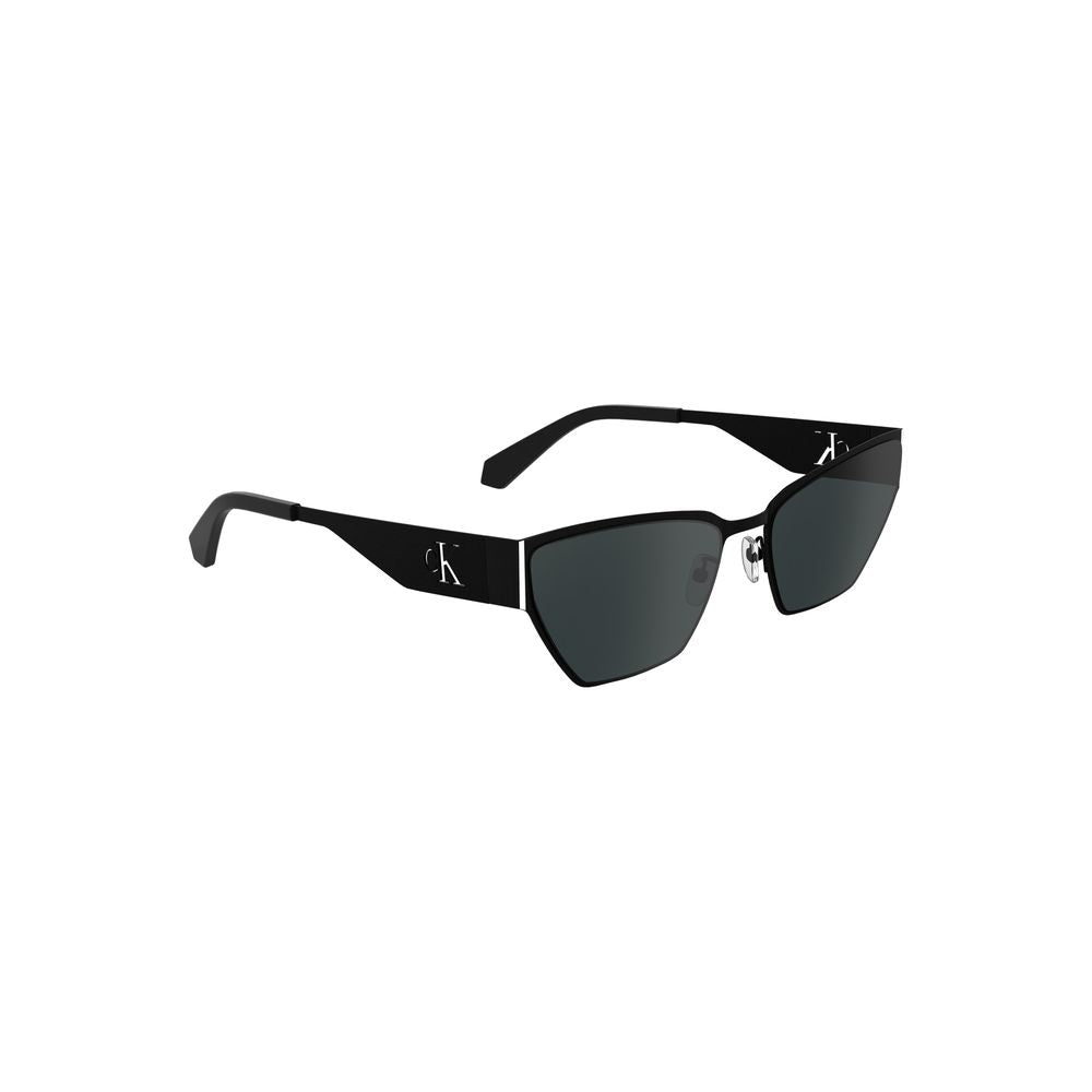 Calvin Klein Schwarze Metall-Sonnenbrille für Frauen