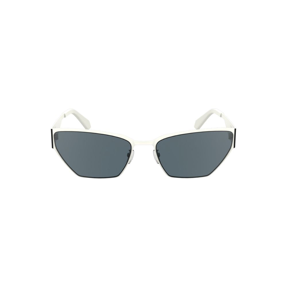 Calvin Klein Weiß Metall Frauen Sonnenbrille