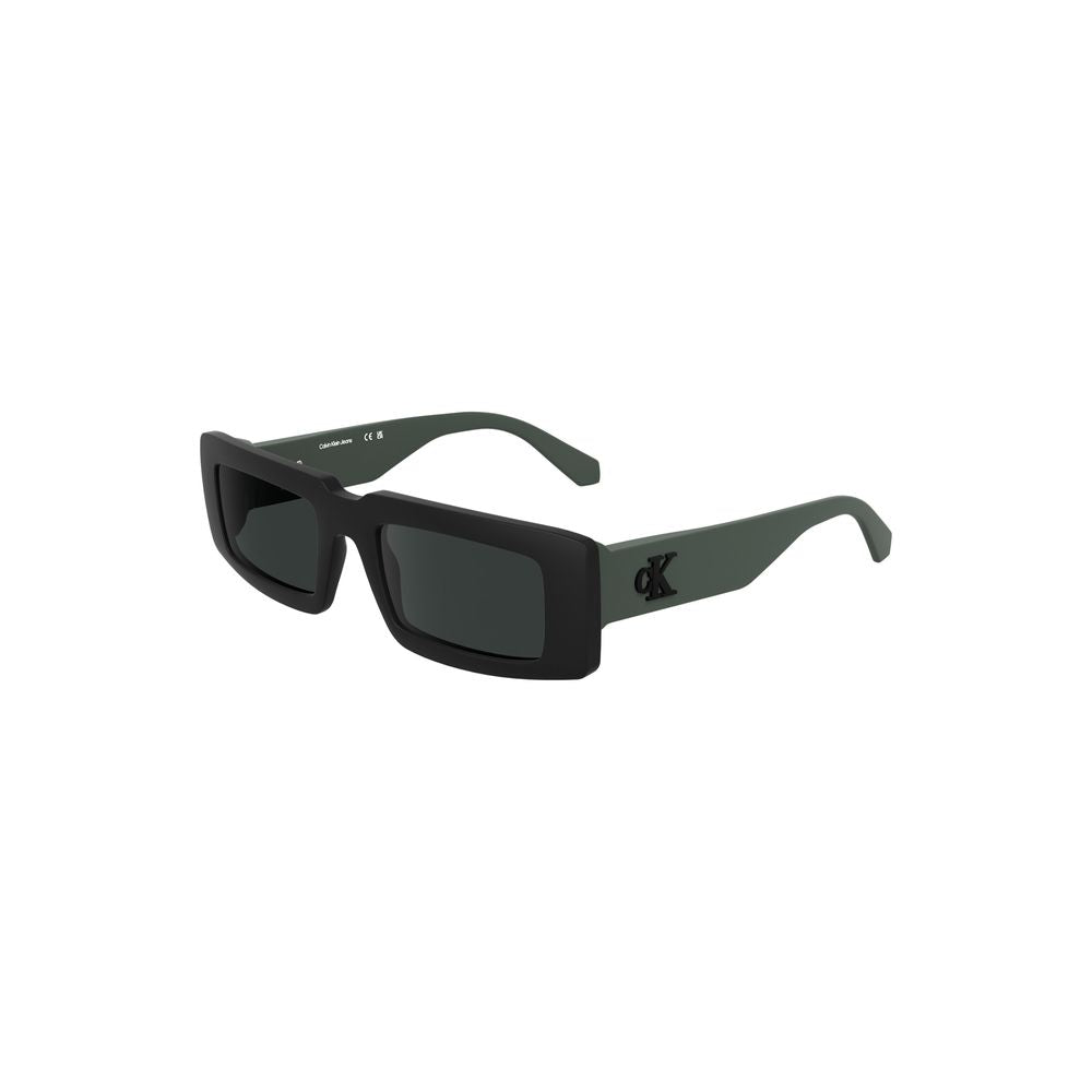 Calvin Klein Schwarze Sonnenbrille aus biobasiertem Stoff