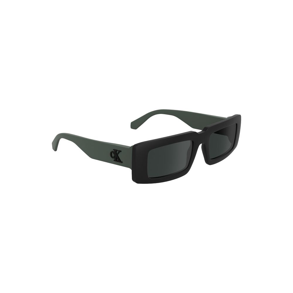 Calvin Klein Schwarze Sonnenbrille aus biobasiertem Stoff